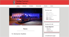 Desktop Screenshot of ffw-steinbach-ts.de