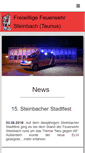 Mobile Screenshot of ffw-steinbach-ts.de